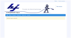 Desktop Screenshot of hjnet.com.br