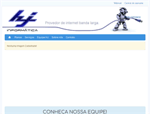 Tablet Screenshot of hjnet.com.br